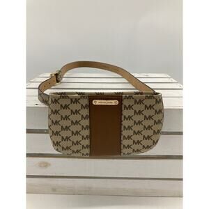 MICHAEL KORS, TAN, BROWN LARGE, (LARGE BELT SIZE) FANNY PACK